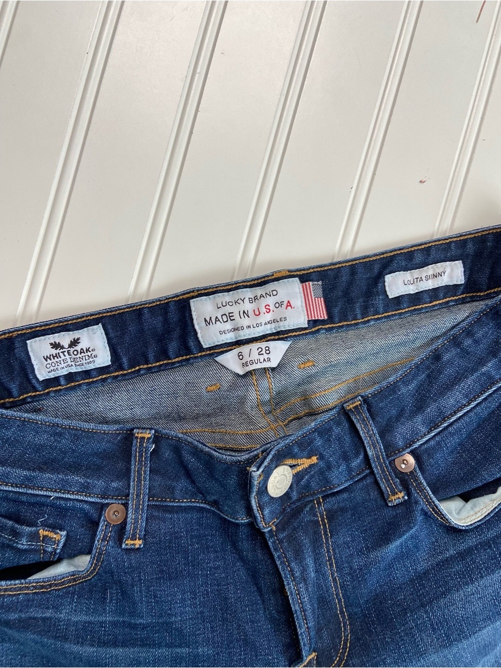 •Lucky Brand• Lolita Skinny Dark Wash Jeans - Picture 2 of 7